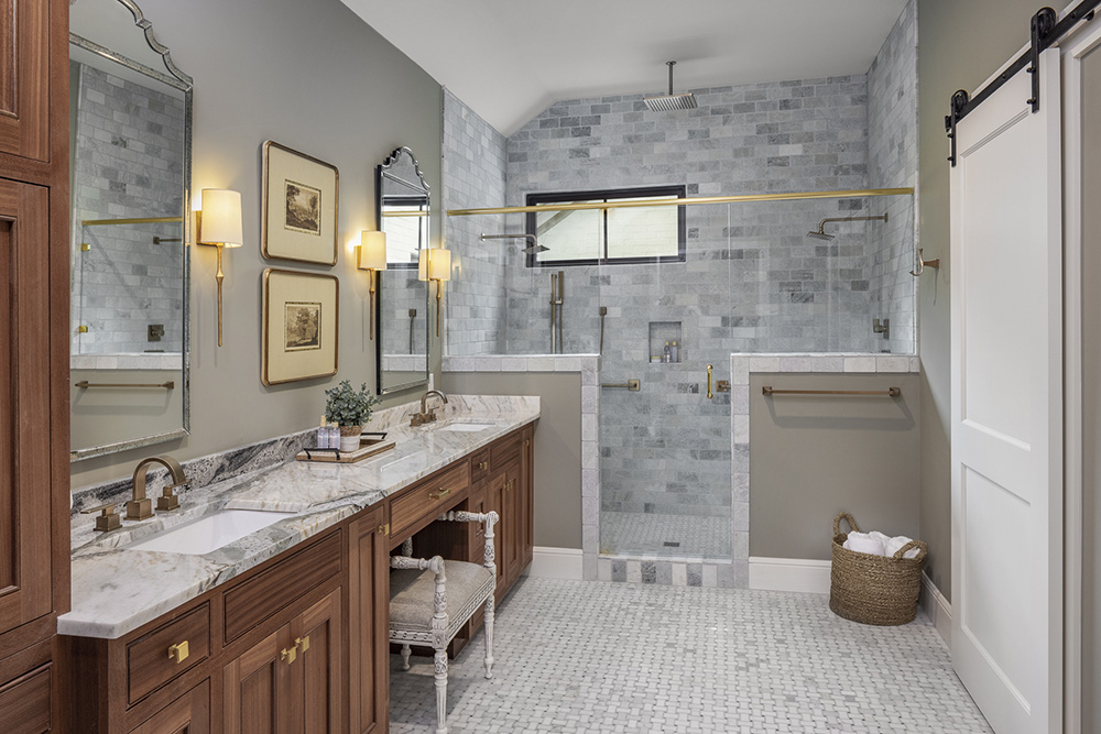 Custom bathroom in San Marcos built by S.B. Thompson